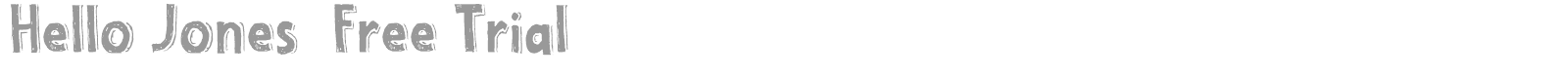 Hello Jones font preview